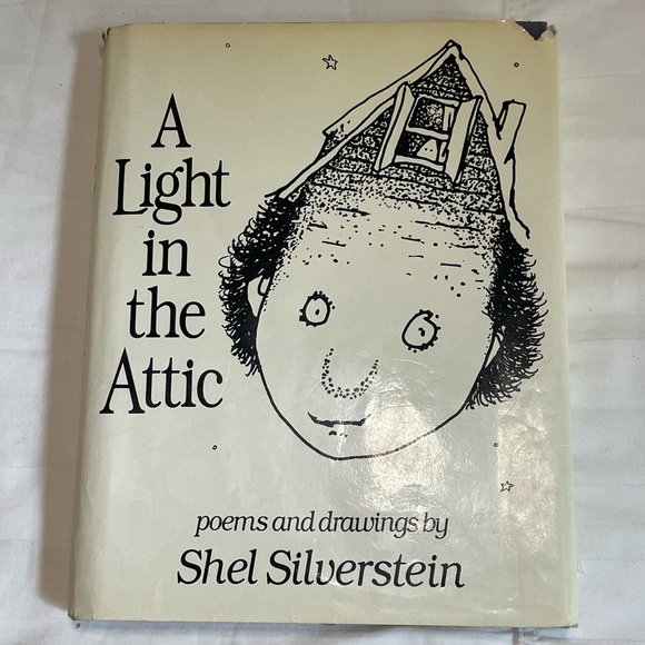 Other - A Light In The Attic Shel Silverstein Book Pre Owned 1981 Poems And Drawings 📖